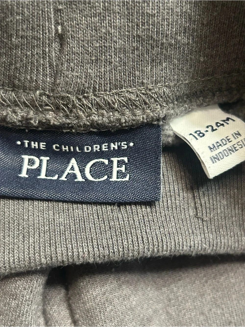 The Children's Place Charcoal Gray 'Athletics Team' Jogger Sweatpants